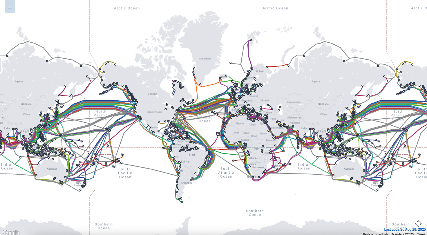 Sea Cable Map